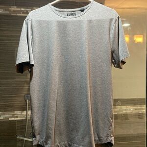 Cuts Clothing AO Curved-Hem Tee - Large - Gray